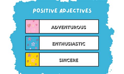 Expressing Positivity Through Positive Adjectives - Grammar