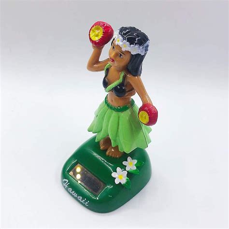 Solcelledrevet Dukke Hula Danser Bobble Hawaiisk Dukke Bikini Strand Jente Bil Dashbord Bobble