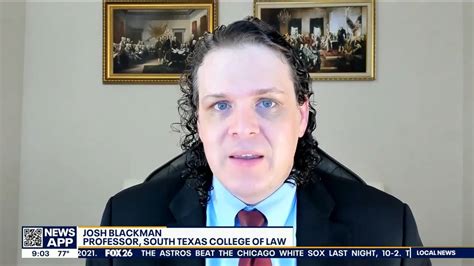 Josh Blackman Discusses The California V Texas Obamacare Ruling On Krivs Houstons Morning