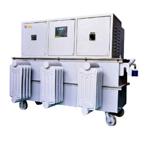 Ral 7035 Servo Controlled Voltage Stabilizer 3 Phase Oil Cooled At Best