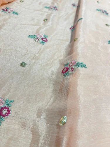 Embroidery Sequnece Fabric For Clothing At Rs Meter In Surat