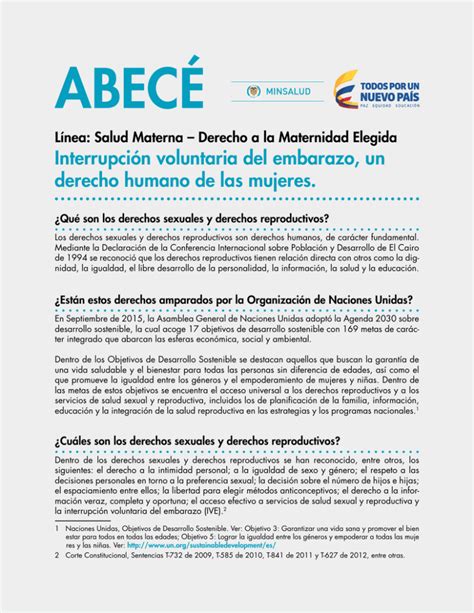 Interrupci N Voluntaria Del Embarazo Un Derecho Humano De Las