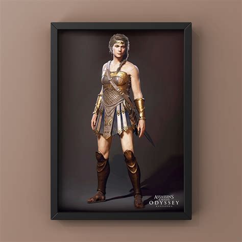 Quadro Kassandra Assassin S Creed Odyssey 24x33cm A4