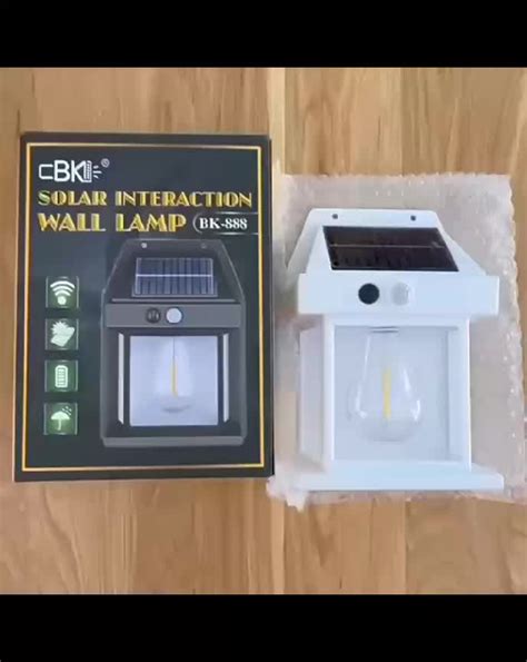 LED Solar Wall Lamp Outdoor Waterproof Up And Down Luminous Lighting