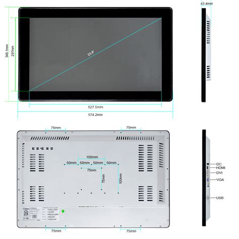 Cjtouch Inch Flat Screen X Full Hd Ips Capacitive Touch