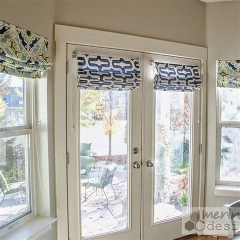 Roman Shades For French Doors Blinds For French Doors French Door