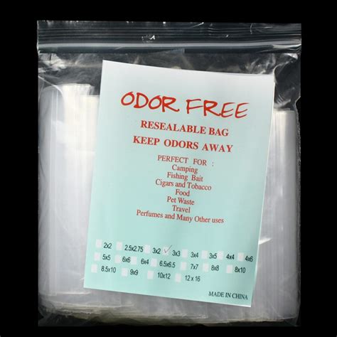 3/3 Smell-Proof Bag 100ct - Zone Wholesale