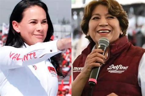 Delfina Gómez y Alejandra del Moral se declaran ganadoras en Edomex