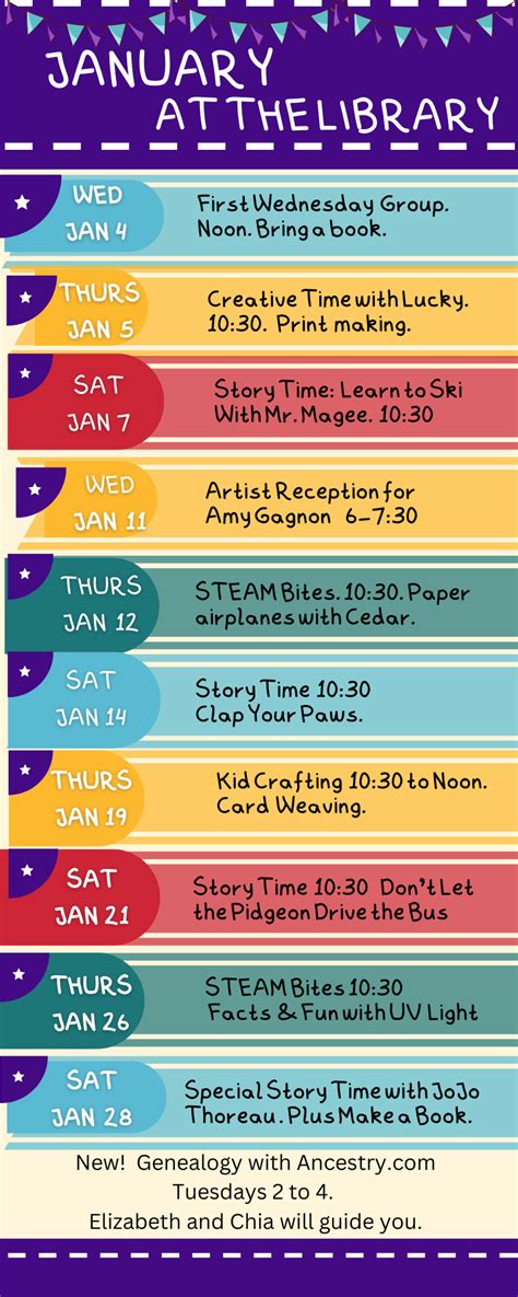 January 2022 Events – Unity Public Library