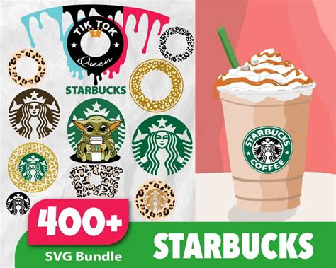 400 Starbucks Full Wrap Bundle Free Svg Files For Cricut