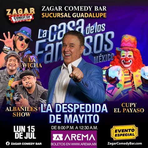 La Despedida De Mayito En Zagar Comedy Bar Guadalupe Arema Ticket