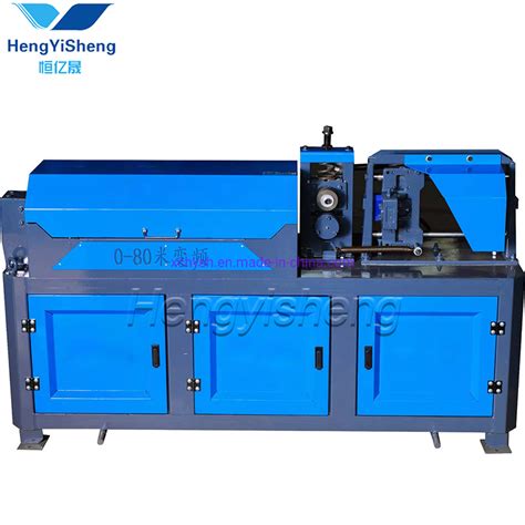 CNC Hydraulic Wire Rod Straightening And Cutting Machine China Rebar