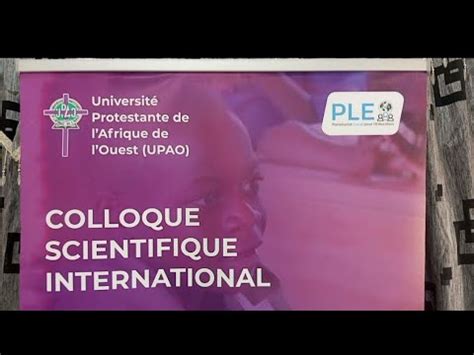 Jr 1 Cérémonie d ouverture à l UPAO du COLLOQUE SCIENTIFIQUE