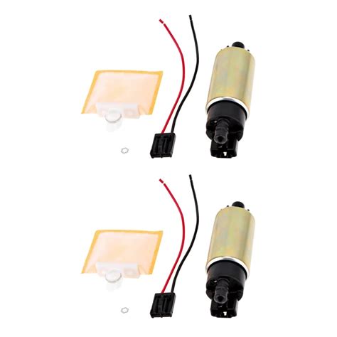 2x 120lh High Performance Car Electric Gasoline Fuel Pump And Strainer Install Kit For Toyota