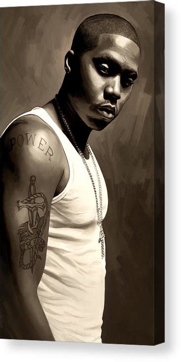 Nas Artwork Canvas Print Canvas Art By Sheraz A Artwork Canvas