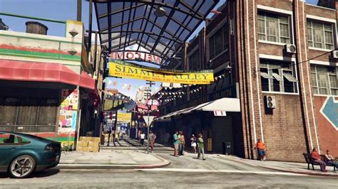 GTA V Just Walking Simmet Alley In Textile City YouTube Street