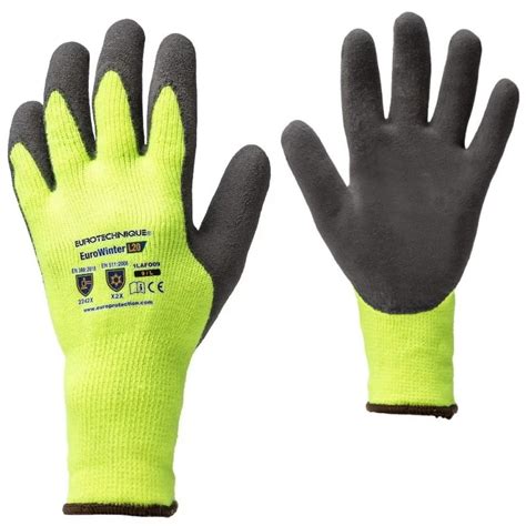 Manusi De Protectie Pentru Iarna Hi Viz Eurowinter L Galben Negru