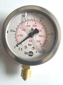 Hydraulik Manometer 0 Bis 250 Bar Durschmesse 63 Mm Edelstahl EBay