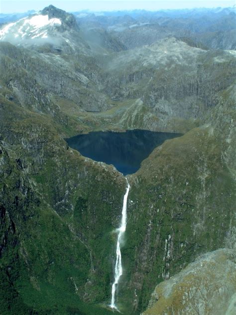 Sutherland Falls Fiordland National Park New Zealand OS - Photorator