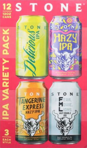 Stone® Ipa Variety Pack Craft Beer 12 Pk 12 Fl Oz Kroger