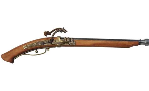 Imitation Samurai Matchlock Gun Arquebus Tanegashima Denix Rifle