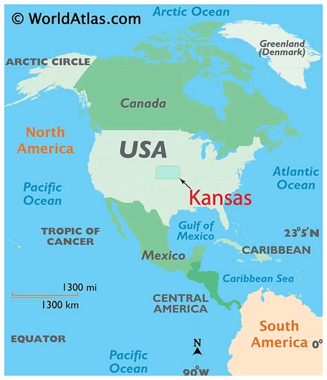 Kansas Maps And Facts World Atlas