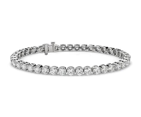 Diamond Tennis Bracelet in 18k White Gold (10 ct. tw.) | Blue Nile CA