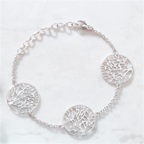 Armband Mit Lebensb Umen In Silber Schweizer Online Shop Lora Moi