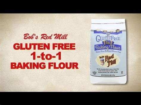 Gluten Free 1 To 1 Baking Flour Bob S Red Mill YouTube