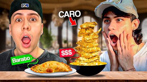 Prob Comida Cara Vs Barata Ft Andylives Youtube