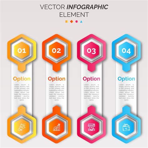 Premium Vector Infographic Template With Icon And Number