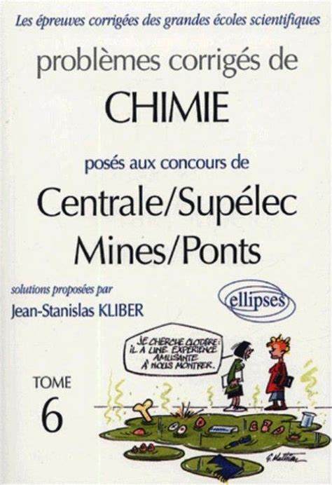 Probl Mes Corrig S De Chimie Pos S Aux Concours De Centrale