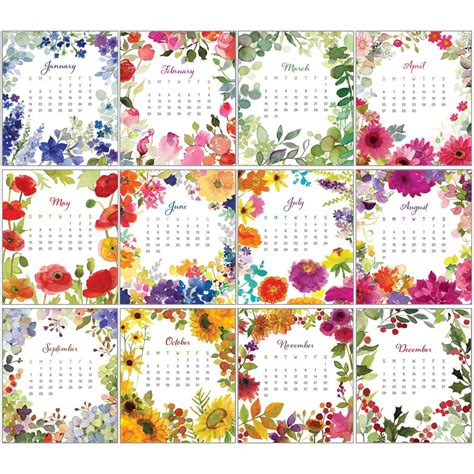 2025 Desk Calendar Garden Flowers Gina B Designs