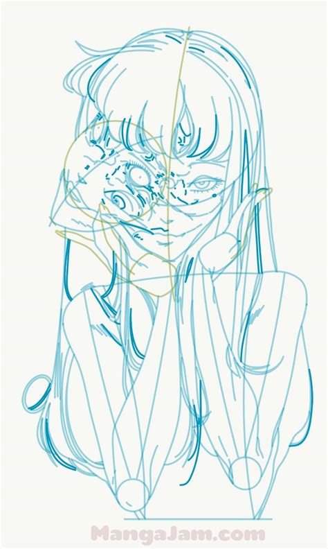 How To Draw Tomie Kawakami From Junji Itos Manga Series Step By Step