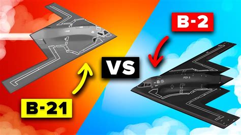 B-21 vs B-2 - Which Stealth Fighter is Deadlier - YouTube