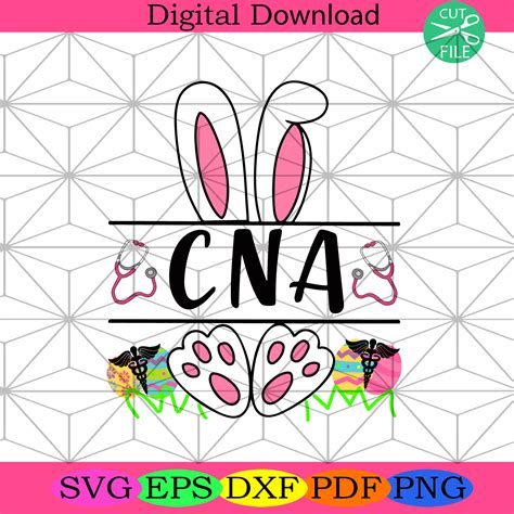 Cna Bunny Easter Svg Easter Svg Easter Day Svg Cna Svg Silkysvg