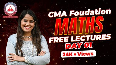 Basics Of Maths Cma Foundation Maths Free Lectures Sb Aac Youtube