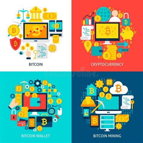 Bitcoin Objects Stock Illustrations Bitcoin Objects Stock