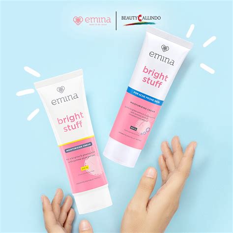 Emina Bright Stuff Moisturizing Cream Series Moisturizer Shopee