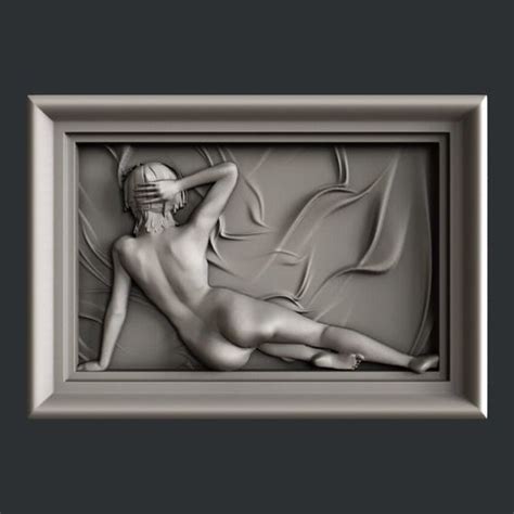 3d STL Models For CNC Naked Woman2 3D Model CGTrader