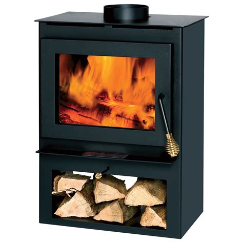 Timber Ridge Wood Stove With Log Storage Model 50 Tvl17 Wood Stoves