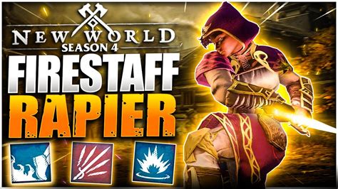 Is This The Best New World Pvp Build Fire Staff And Rapier Assassin