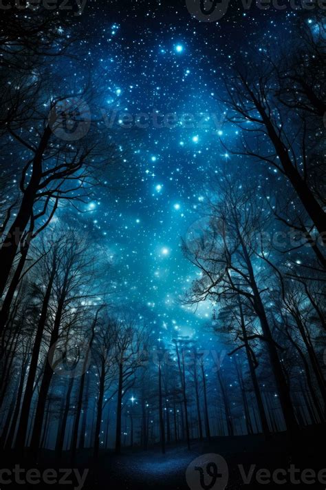 Starry Forest Wallpapers 4k Hd Starry Forest Backgrounds On Wallpaperbat