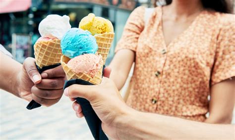 Couple Eating Ice Cream