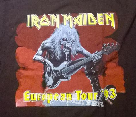 Iron Maiden Tour Shirt Tshirtslayer Tshirt And Battlejacket Gallery