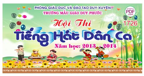 Market Hội Thi Tiếng Hát Dân Ca File Pdf And Cdr Download File Corel