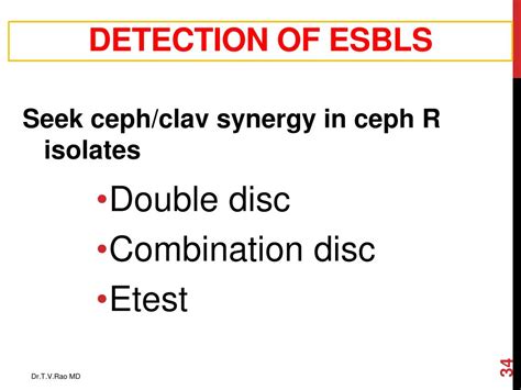 Ppt Esbl Dynamics And Detection Powerpoint Presentation Free