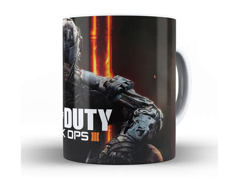 Caneca Call Of Duty Xícara 325ml Porcelana Cerâmica Caixa presente