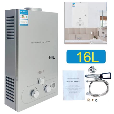 ECUTEE L Tankless LPG Water Heater Propane Gas Heater Instant Hot With Shower Kit Walmart