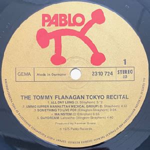 Tommy Flanagan Tokyo Recital Jazz Records Seeed